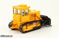 Коллекционная масштабная модель 1:43 Бульдозер Т-170 с журналом Тракторы №101 (Hachette)
